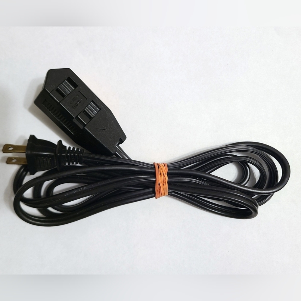 6ft Extension Electrical Power Cable Cord with 3 Plugs